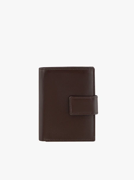 Portemonnaie aus braunem Leder