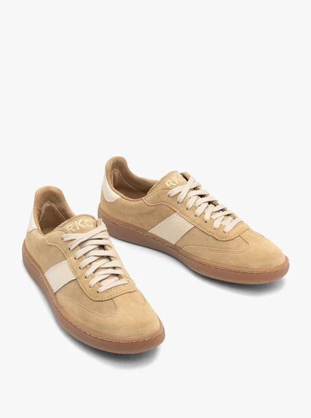 Damen beige sportliche Halbschuhe