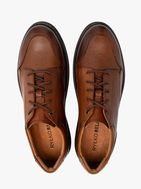 Braune Herrenhalbschuhe