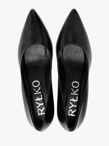 Schwarze Stiletto-Pumps