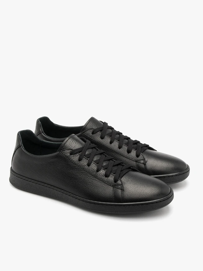 Schwarze sportliche Halbschuhe für Männer