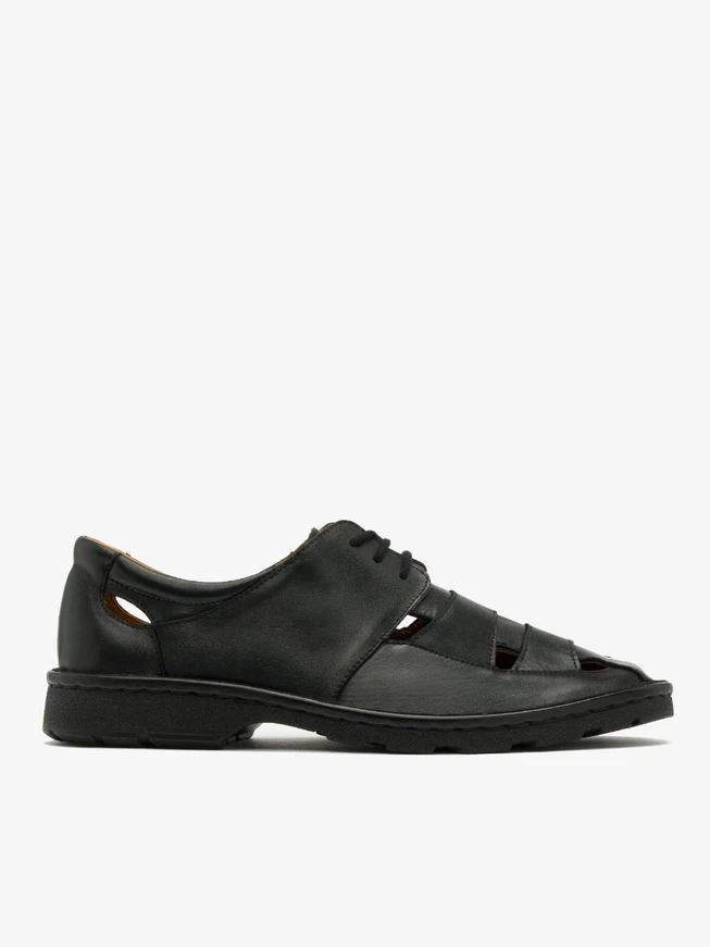 Schwarze Halbschuhe für Männer