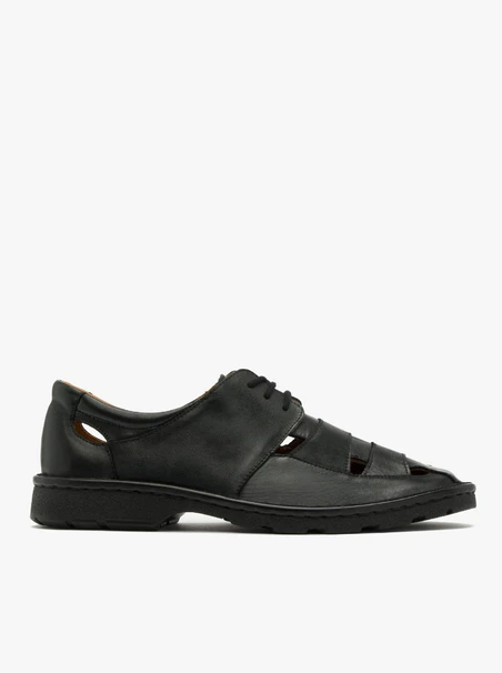 Schwarze Halbschuhe für Männer