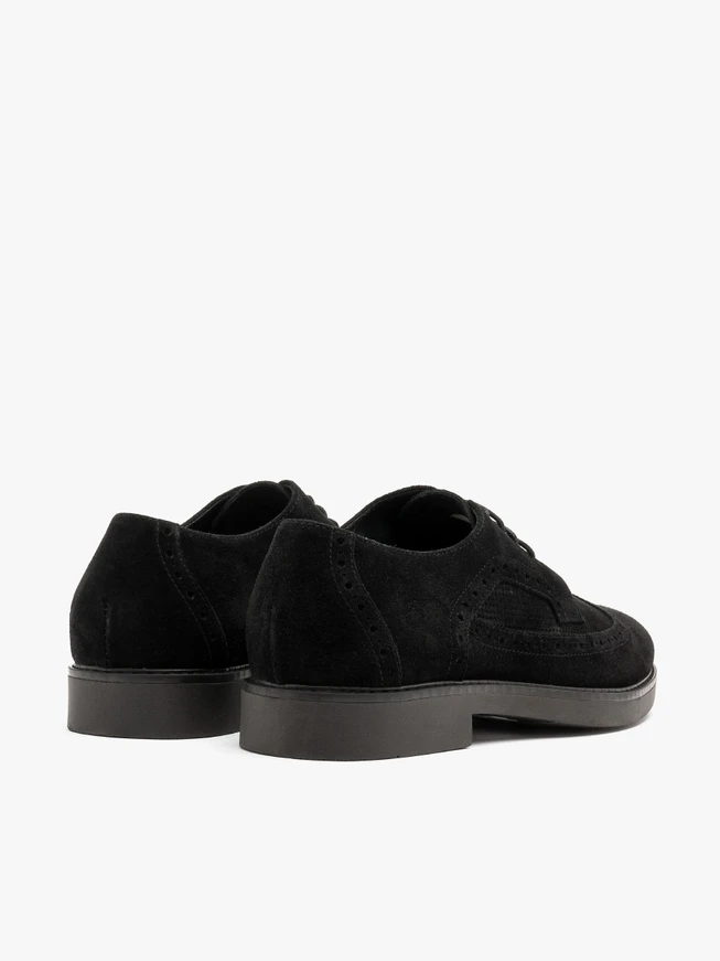 Schwarze Brogues für Männer