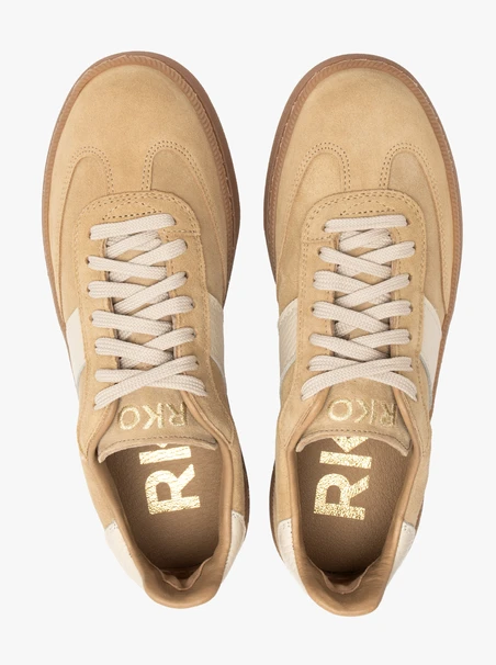 Damen beige sportliche Halbschuhe