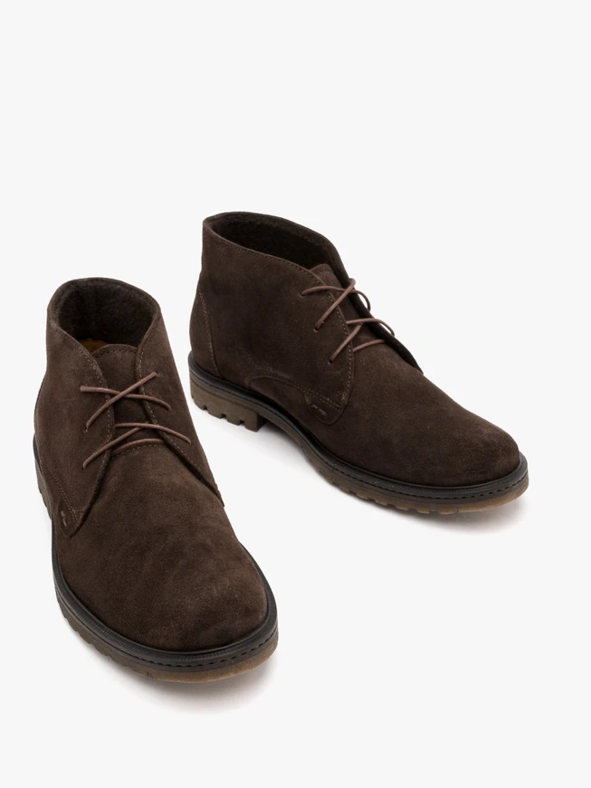 Brauner Herren Bootie