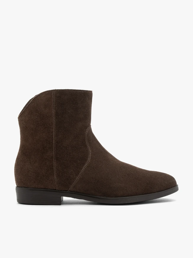 Braune kurze Cowboystiefel
