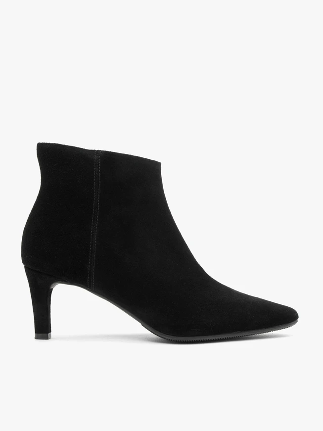 Stöckelschuhe aus schwarzem Velours