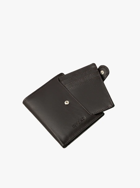 Portemonnaie aus braunem Leder