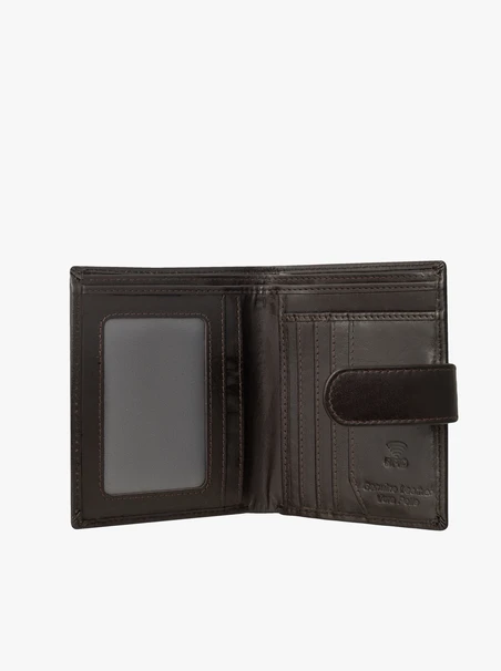 Portemonnaie aus braunem Leder