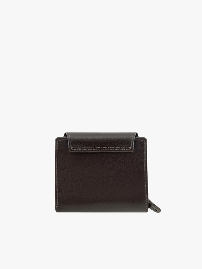 Portemonnaie aus braunem Leder