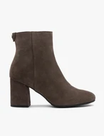 Stöckelschuhe aus braunem Velours