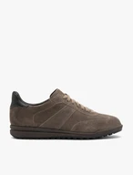 Braune sportliche Schnürhalbschuhe