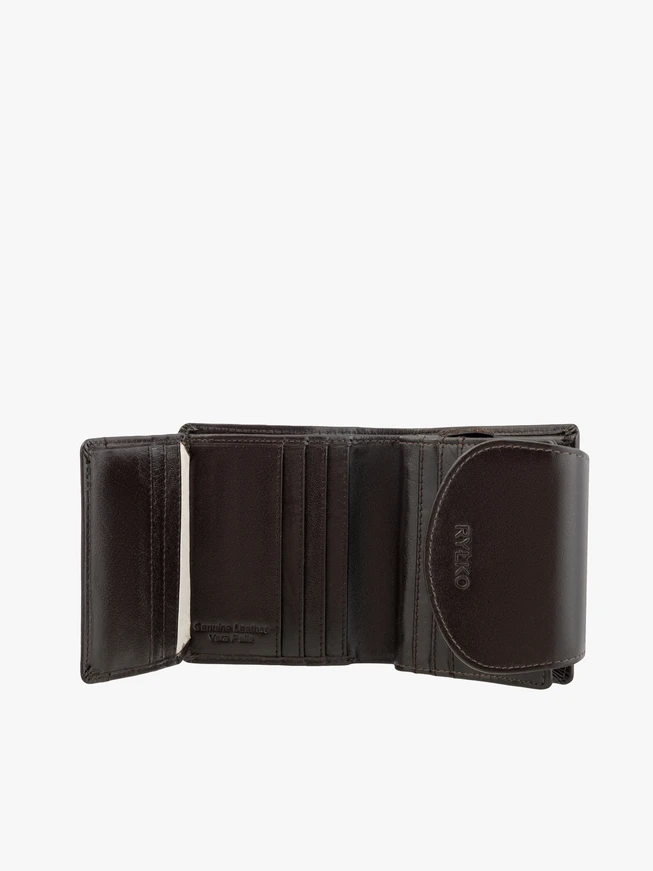 Portemonnaie aus braunem Leder