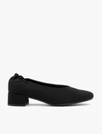 Damen Pumps aus schwarzem Stoff