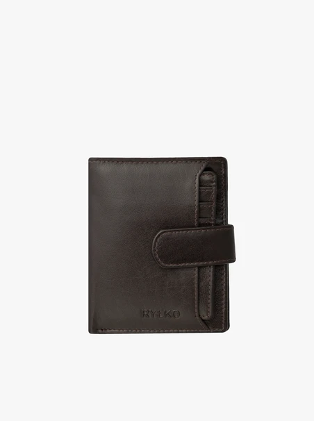 Portemonnaie aus braunem Leder