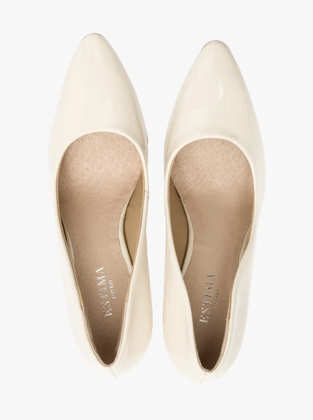 Lackierte hochhackige Pumps