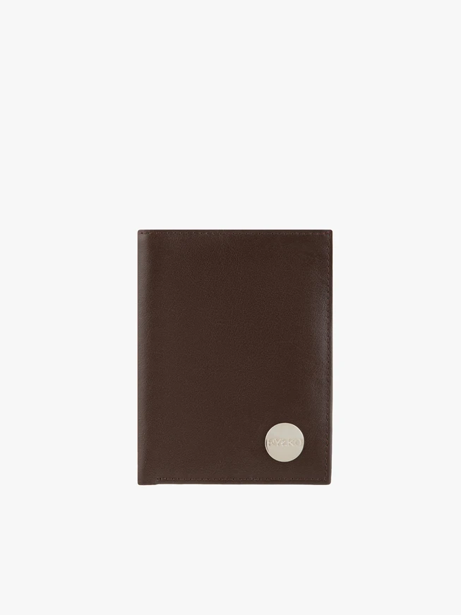 Portemonnaie aus braunem Leder