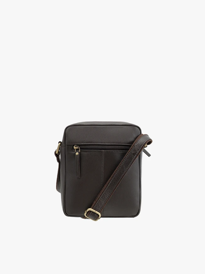 Kleine braune Herrentasche