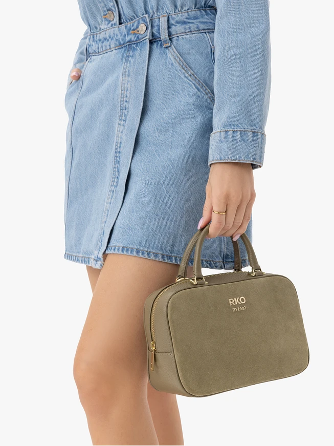 Bowlingtasche in Olive