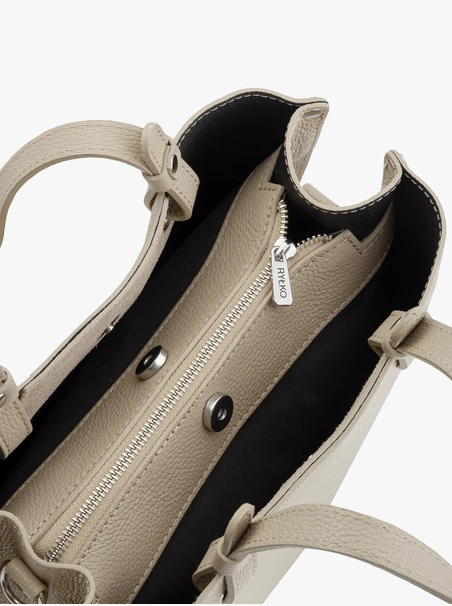 Beige große Handtasche