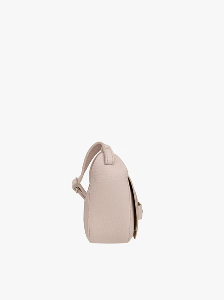 Handtasche aus hellrosa Vollnarbenleder