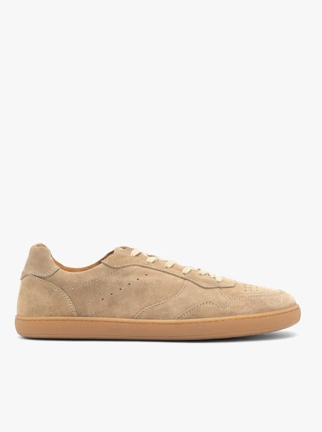 Beige Herren Barfuß Halbschuhe