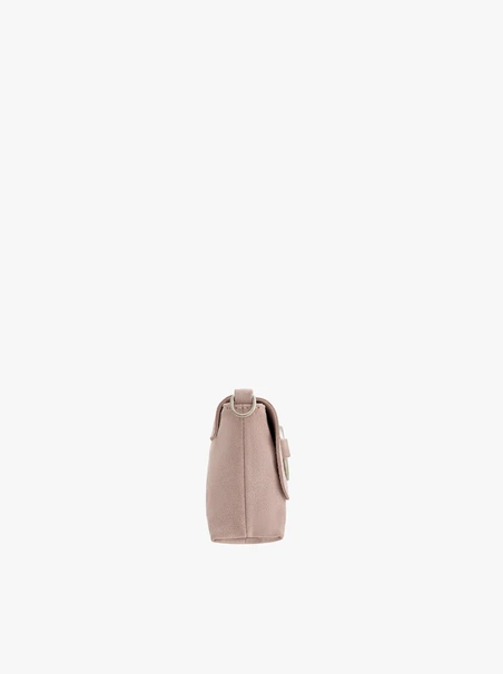 Hellrosa Handtasche mit großer Schnalle