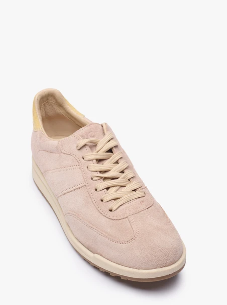 Puderrosa Sporthalbschuhe