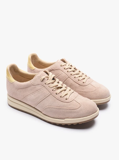 Puderrosa Sporthalbschuhe