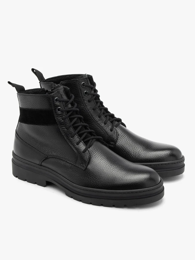 Schwarze Herrenstiefel im Freizeitstil
