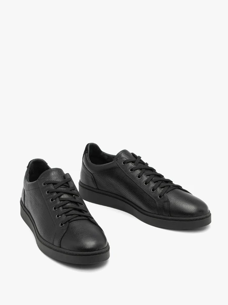Schwarze sportliche Halbschuhe für Männer