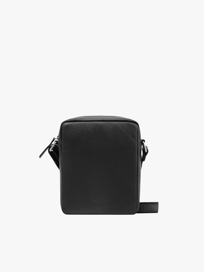 Schwarze kleine Männertasche