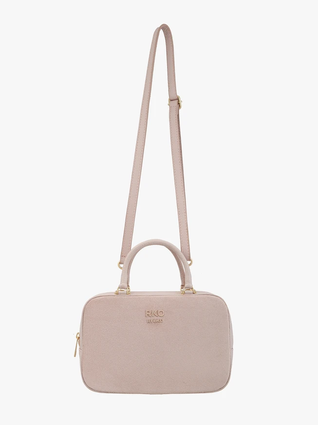 Hellrosa Bowlingtasche
