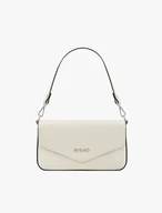 Weiße Clutch Bag mit Kette