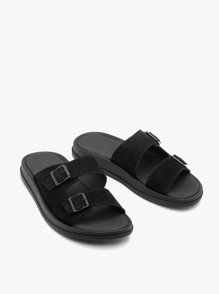 Schwarze Herren-Flip-Flops