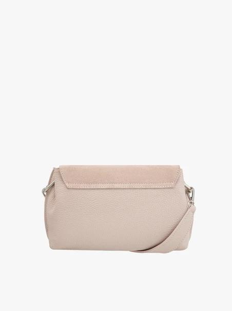Hellrosa Überschlagtasche