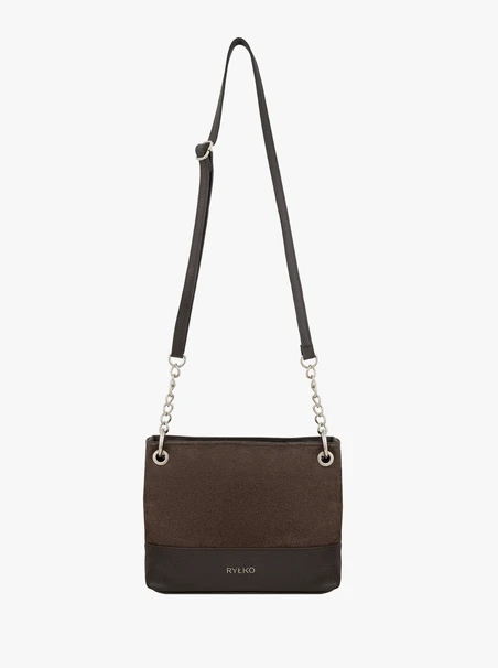 Kleine braune Handtasche