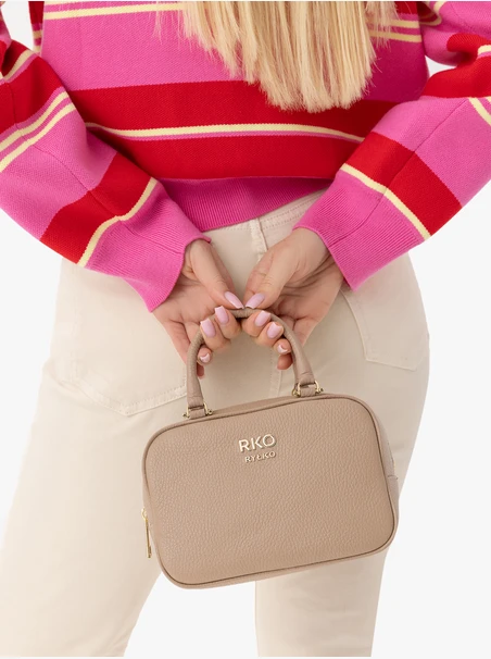 Leuchtend rosa kleine Bowlingtasche