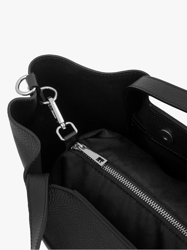 Schwarze große Handtasche