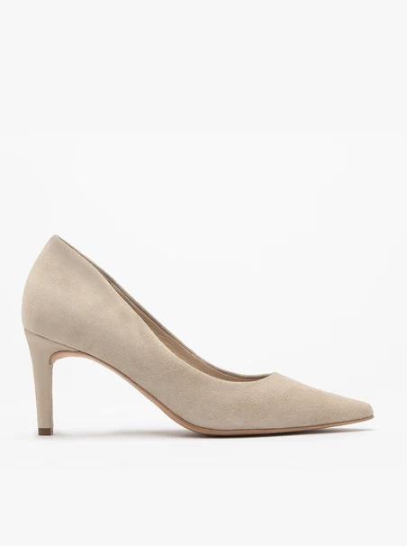 Stiletto-Pumps aus Velours