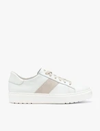 Halbschuhe aus cremefarbenem Leder