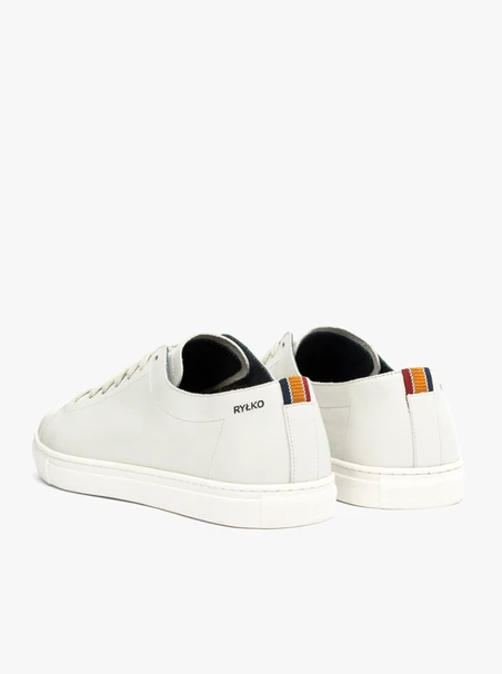 Cremefarbene sportliche Halbschuhe
