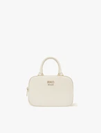 Cremefarbene Bowlingtasche