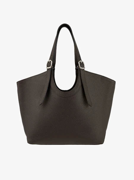 Braune große Shopper-Tasche