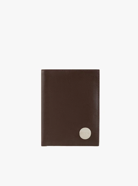 Portemonnaie aus braunem Leder