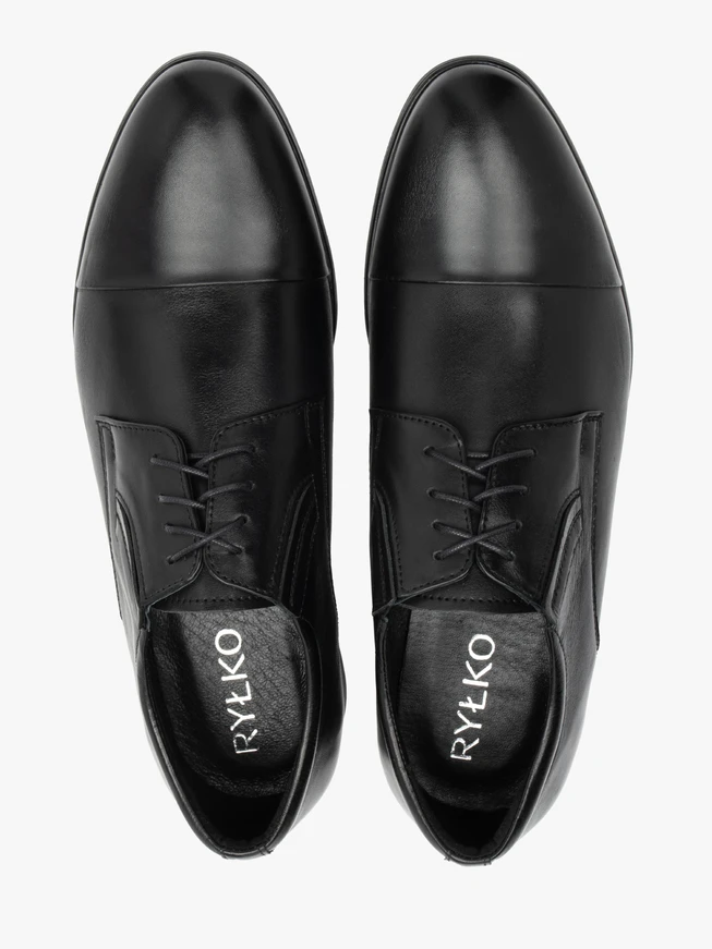 Schwarze klassische Herrenschuhe