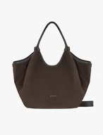 Braune geräumige Shopper-Tasche