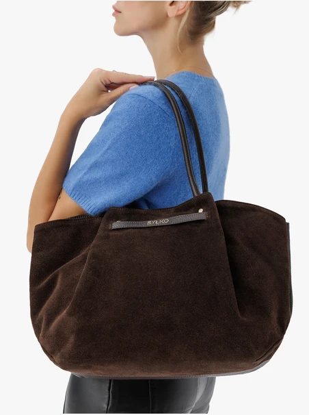 Große Shopper-Tasche aus Schokolade