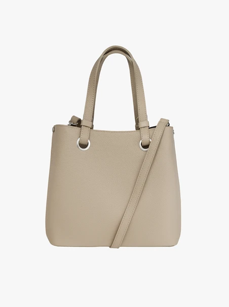 Beige große Handtasche